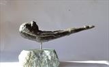Bird Woman 2 by Janis Ridley, Sculpture, Bronze