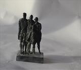 Family group by Janis Ridley, Sculpture, Bronze