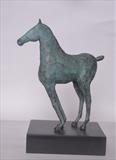 Foal by Janis Ridley, Sculpture, Bronze