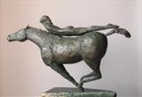Horse and Woman by Janis Ridley, Sculpture