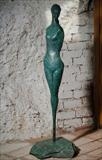 Woman by Janis Ridley, Sculpture, Bronze