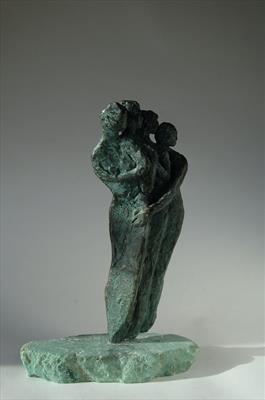 Family Wing by Janis Ridley, Sculpture, Bronze